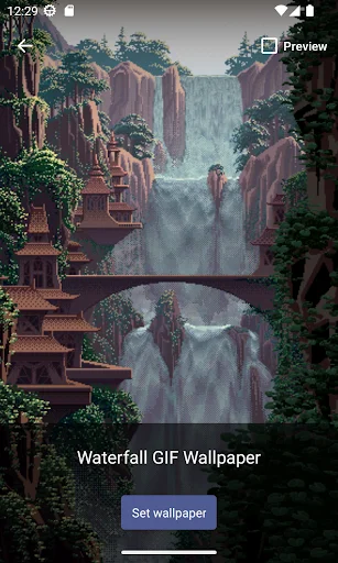 Waterfall GIF Wallpaper ডাউনলোড করুন – সেরা ৩ডি অ্যানিমেটেড ওয়ালপেপার - Screenshot 5