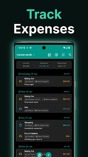 Budgetum: Budget Planner ডাউনলোড করুন – সেরা বাজেট ট্র্যাকার অ্যাপ - Screenshot 2