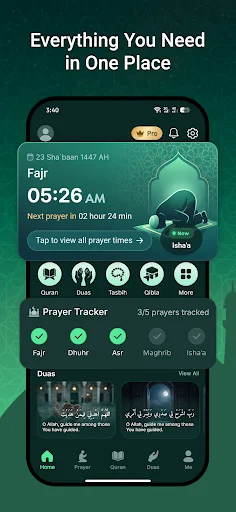 Prayer Times: Quran Athan Qibla ডাউনলোড করুন – সালাতের সময় ও কিবলা - Screenshot 2