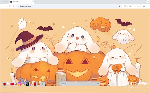 Halloween Cinnamoroll Live Wallpaper ডাউনলোড করুন – সেরা কিউট থিম - Screenshot 3