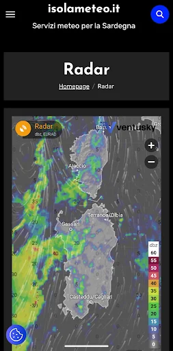 Meteo Sardegna ডাউনলোড করুন – সার্ডিনিয়ার সেরা আবহাওয়ার পূর্বাভাস - Screenshot 2