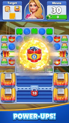 Turbo Match – Mega Motors ডাউনলোড করুন – সেরা ম্যাচ-৩ গেম - Screenshot 3