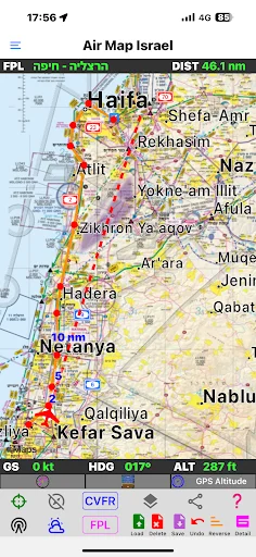 Air Map Israel ডাউনলোড করুন – নিয়ন্ত্রিত ফ্লাইটের জন্য সেরা নেভিগেশন - Screenshot 3