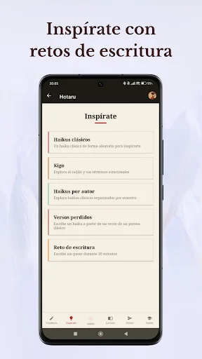 Hotaru Haiku ডাউনলোড করুন – মোবাইল থেকে হাইকু লিখুন বিনামূল্যে - Screenshot 2