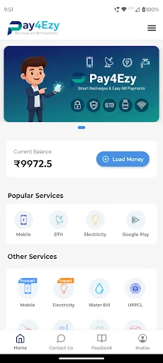 Pay4Ezy ডাউনলোড করুন – মোবাইল রিচার্জ এবং বিল পেমেন্ট অ্যাপ - Screenshot 1