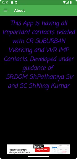 CR Suburban Contacts ডাউনলোড করুন – সেন্ট্রাল রেলওয়ে কন্টাক্ট অ্যাপ - Screenshot 3