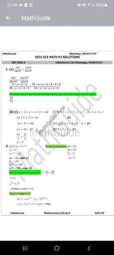 MathGuide ডাউনলোড করুন: G7, G9, G12 পরীক্ষার প্রস্তুতির সেরা অ্যাপ - Screenshot 1