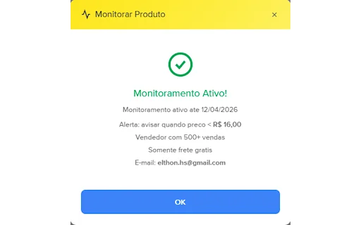 Mercado Livre মূল্য ট্র্যাকার – সেরা দামে পণ্য কিনুন - Screenshot 4