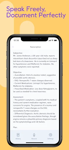 Assistant Dr. ডাউনলোড করুন – মেডিকেল নোট তৈরির সেরা AI টুল - Screenshot 4