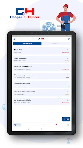 Cooper&Hunter Tech Support ডাউনলোড করুন – লিমিটেড ওয়ারেন্টি রেজিস্টার করুন - Screenshot 5