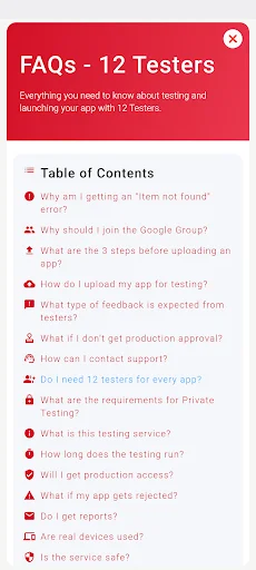 12 Testers Closed Testing ডাউনলোড করুন – দ্রুত অ্যাপ পাবলিশিং - Screenshot 8
