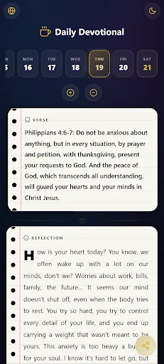 Daily Devotional অ্যাপ ডাউনলোড করুন – বাইবেল ভার্স ও প্রার্থনা - Screenshot 5