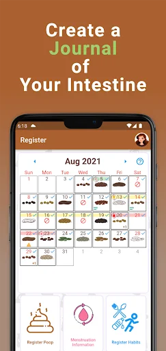 Happy Poop ডাউনলোড করুন – অন্ত্রের স্বাস্থ্যের সহজ ট্র্যাকার - Screenshot 1