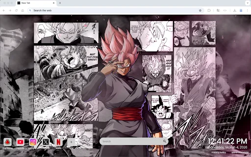 Goku Black Rose Transformation Live Wallpaper – ডাউনলোড করুন - Screenshot 3
