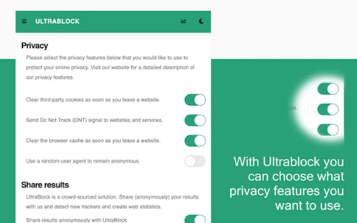 UltraBlock: সেরা অ্যাডব্লকার এবং প্রাইভেসি এক্সটেনশন ডাউনলোড করুন - Screenshot 5