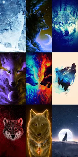 Wolf Wallpaper HD ডাউনলোড করুন – সেরা নেকড়ে ওয়ালপেপার ফ্রি - Screenshot 10