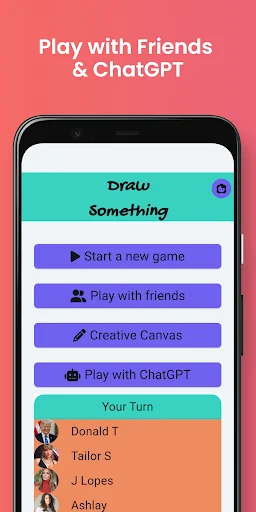 Draw Something AI ডাউনলোড করুন – বন্ধুদের সাথে ছবি আঁকার মজা - Screenshot 1