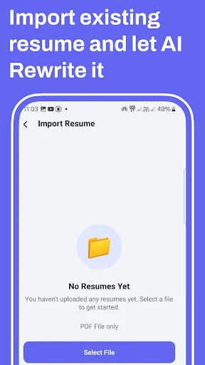 AI Resume Maker ডাউনলোড করুন – প্রফেশনাল সিভি তৈরি করুন সহজেই - Screenshot 3