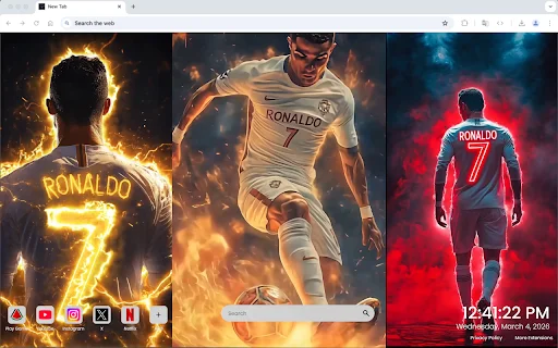 Cristiano Ronaldo Live Wallpaper ডাউনলোড করুন – সেরা ফুটবল থিম - Screenshot 3