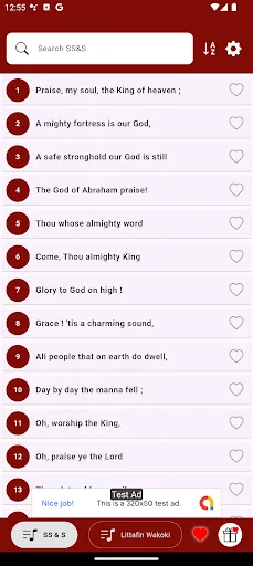 Littafin Wakoki + Sacred Songs ডাউনলোড করুন – সেরা স্তোত্র অ্যাপ - Screenshot 8