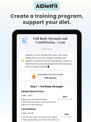 AIDietFit ডাউনলোড করুন: AI-চালিত ওজন কমানোর সেরা ডায়েট ও ওয়ার্কআউট প্ল্যান - Screenshot 11