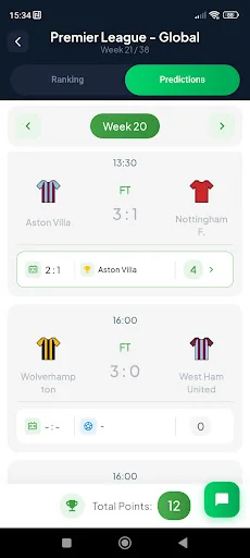 Skore Football Prediction ডাউনলোড করুন – বন্ধুদের সাথে স্কোর প্রেডিকশন - Screenshot 3