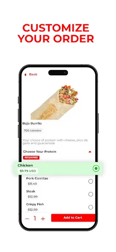 Baja Fresh অ্যাপ ডাউনলোড করুন – অনলাইনে খাবার অর্ডার করুন সহজে - Screenshot 3