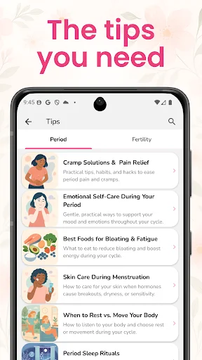 Femininity – Period tracker ডাউনলোড করুন – পিরিয়ড ও স্বাস্থ্য ট্র্যাকার - Screenshot 5