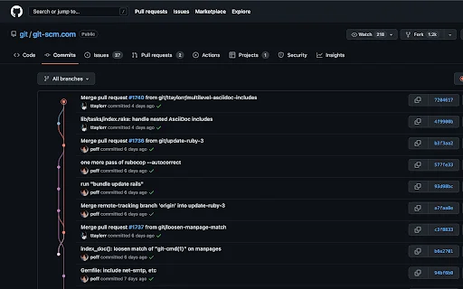 Le Git Graph ডাউনলোড করুন – GitHub রিপোজিটরি ভিজ্যুয়ালাইজ করুন - Screenshot 2