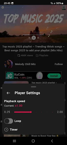 Play Tube & Music Tube ডাউনলোড করুন – সেরা ভিডিও এবং মিউজিক প্লেয়ার - Screenshot 6