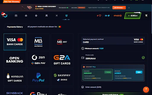 CSGONET Plus ডাউনলোড করুন – সেরা CSGO.net অভিজ্ঞতা ও প্রমো কোড - Screenshot 2
