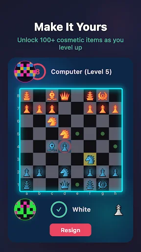 Realtime Chess ডাউনলোড করুন – অনলাইন PvP ও স্মার্ট AI সহ দ্রুত দাবা - Screenshot 4