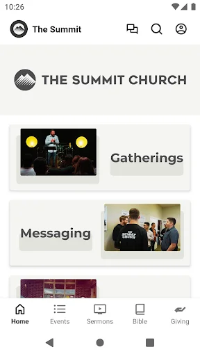 The Summit Church NWA অ্যাপ ডাউনলোড করুন – আধ্যাত্মিক উন্নতির জন্য সেরা মাধ্যম - Screenshot 1