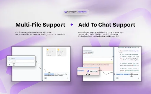 Google Apps Script Copilot ডাউনলোড করুন – AI কোডিং অ্যাসিস্ট্যান্ট - Screenshot 3