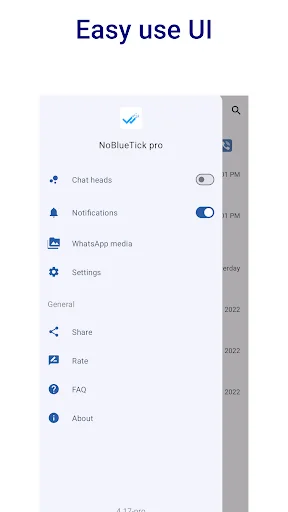 NoBlueTick অ্যাপ ডাউনলোড করুন – ব্লু টিক ও লাস্ট সিন লুকান - Screenshot 8
