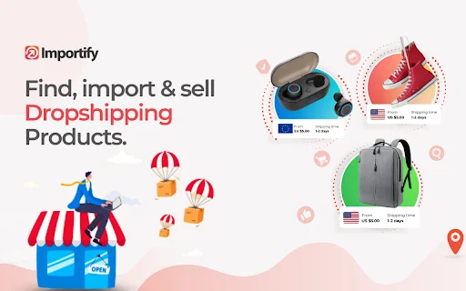 Importify ডাউনলোড করুন – ড্রপশিপিং ব্যবসার জন্য সেরা টুল - Screenshot 1