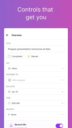 Task Sense ডাউনলোড করুন – আপনার কাজগুলো গুছিয়ে নিন দ্রুত - Screenshot 9