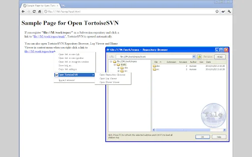 Open TortoiseSVN for Google Chrome™ – ডেভেলপারদের জন্য সেরা টুল - Screenshot 1
