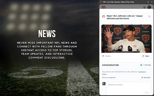 NFL Live Hub ডাউনলোড করুন – লাইভ স্কোর ও AI অ্যানালাইসিস - Screenshot 4