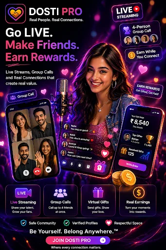 Dosti Pro ডাউনলোড করুন – নতুন বন্ধু ও ভিডিও চ্যাট এখন ১ টাকায় - Screenshot 3