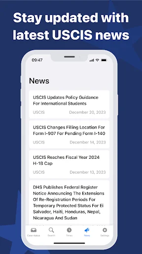US Immigration Case Tracker ডাউনলোড করুন – USCIS কেস স্ট্যাটাস আপডেট - Screenshot 9