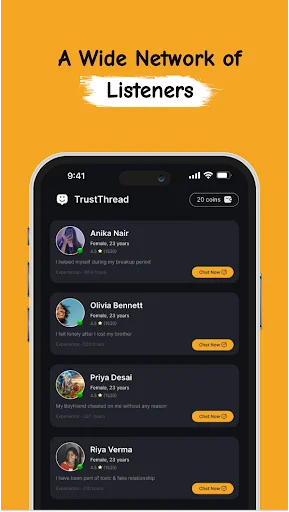 Trust Thread ডাউনলোড করুন – মানসিক প্রশান্তি ও সাপোর্ট কমিউনিটি - Screenshot 2