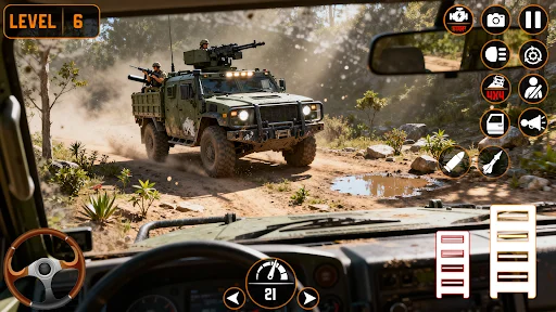 Army Cargo Truck Game 2026 ডাউনলোড করুন – সেরা আর্মি সিমুলেশন গেম - Screenshot 4