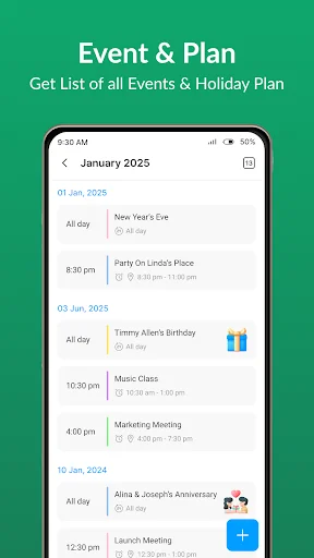 Calendar: Reminder your task ডাউনলোড করুন – সেরা ডেইলি প্ল্যানার ও শিডিউল অ্যাপ - Screenshot 3