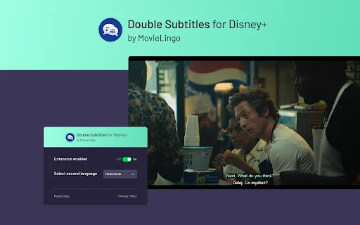 Disney+ এর জন্য Double Subtitles ডাউনলোড করুন – ভাষা শিখুন সহজে - Screenshot 2