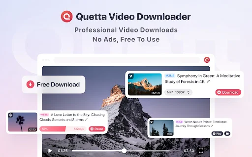 Quetta Video Downloader ডাউনলোড করুন – সেরা ভিডিও ডাউনলোডার - Screenshot 1
