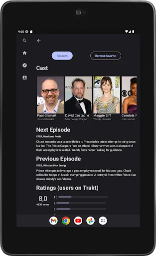 UpNext TV Series Manager ডাউনলোড করুন – সেরা টিভি শো ট্র্যাকার - Screenshot 12