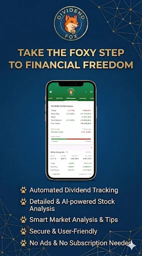 Dividend-Fox ডাউনলোড করুন: আপনার স্টক পোর্টফোলিও ট্র্যাক করুন - Screenshot 5