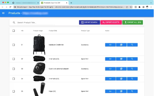 ShopScraper ডাউনলোড করুন – সেরা Shopify স্পাই ও এক্সপোর্টার টুল - Screenshot 2