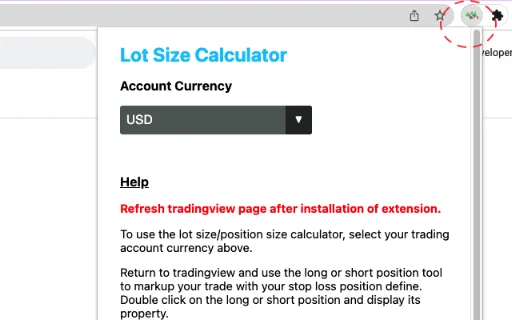 TradingView এর জন্য সেরা Lot Size Calculator ডাউনলোড করুন – দ্রুত এবং নির্ভুল - Screenshot 3